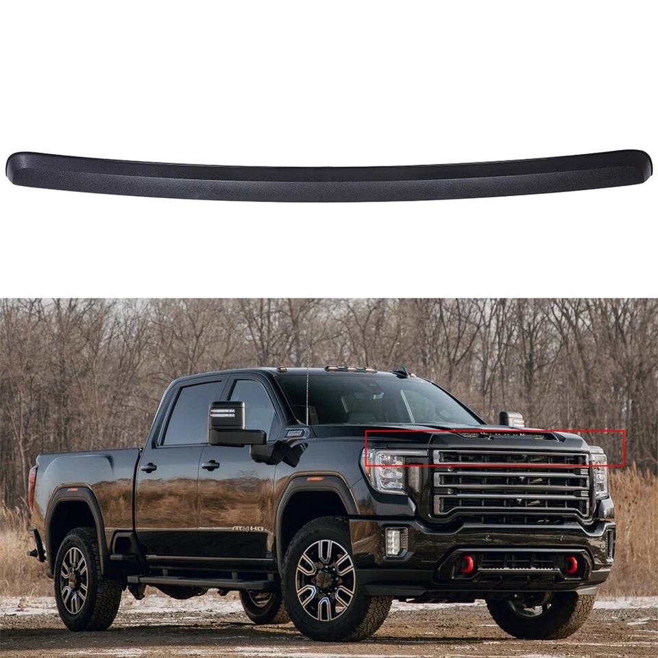 Front Hood Molding Trim For 2007-2013 GMC Sierra 1500 Truck GM1235110 - Изображение 3 из 4