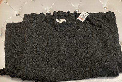 NUEVO estilo & Co Ruffle Sleeve Fit & Flare Gray Plus Size Sweater 2X $ 59.50 - Imagen 2 de 7