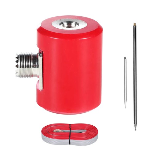 Antena de acero inoxidable QRP HF 1/4 longitud de onda para radio USDX de 5M/16,4 pies 14M-30 MHz - Imagen 4 de 16
