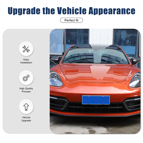 Real Carbon Fiber Exterior Rearview Mirror Cover For Porsche Panamera 971 20-23 - Foto 24 di 24
