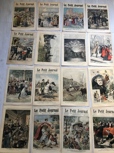 16x LE PETIT JOURNAL (1892/1913) Theme Accident Mortel Catastrophe et Morts (2) - Picture 6 of 8
