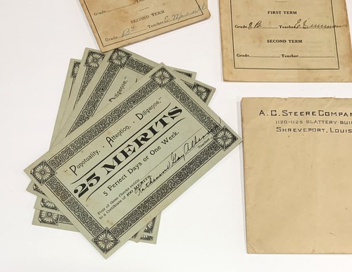 Öffentliche Schule Ephemera Caddo Pfarrei Louisiana 1920er-30er v. Chr. Steere Shreveport - Bild 2 von 6