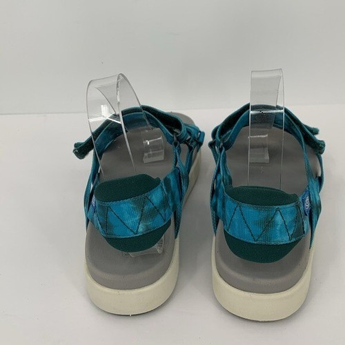 KEEN Elle strappy flat sandals blue tie dye comfort hiking shoe women new 10 - Picture 4 of 7