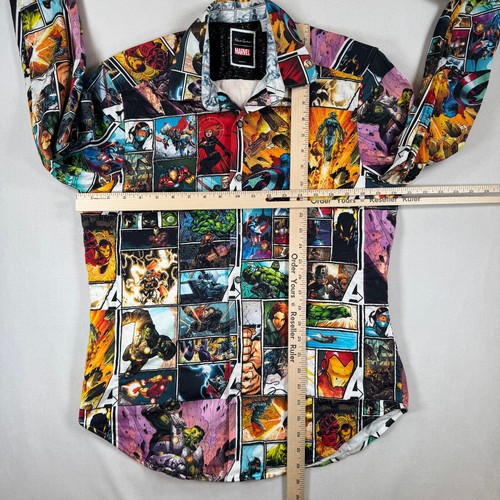 ROBERT GRAHAM MARVEL LIMITED EDITION AVENGERS UNITE Classic Fit Hemd, Größe M - Bild 10 von 23