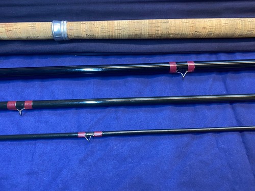 WALKER SALMON FLY FISHING ROD 16` 6" #10/11` 4 Piece. Hand Made By Bruce Walker - Picture 3 of 9