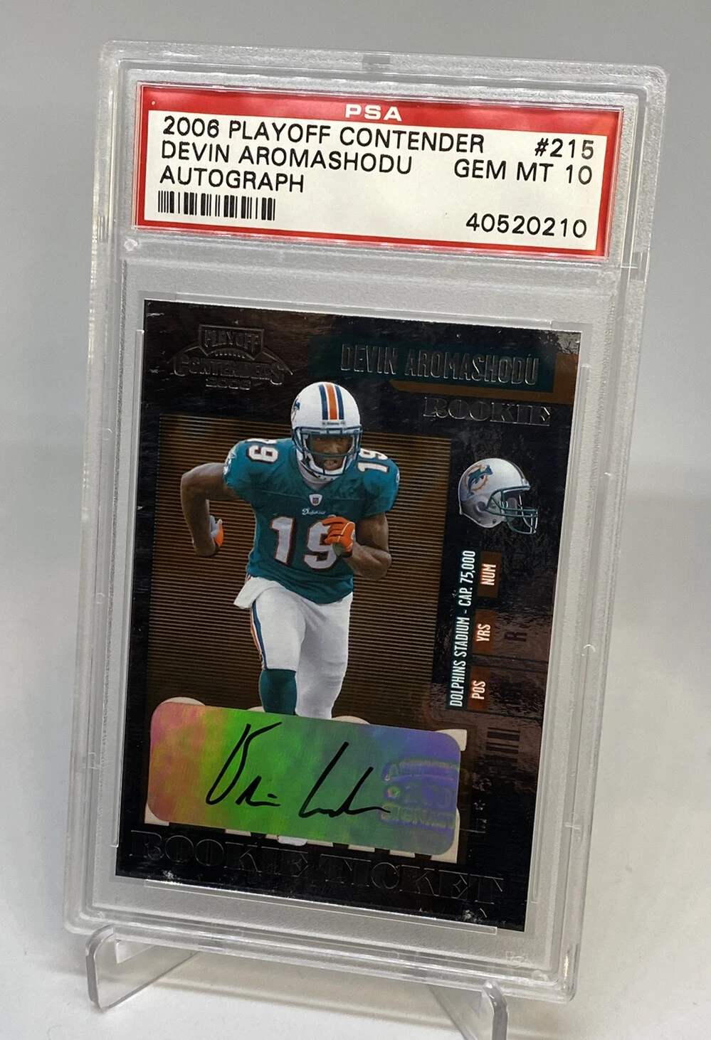 Devin Aromashodu Playoff Contenders #215 Autograph