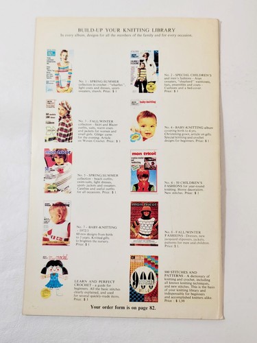 Vintage Strick- und Häkelzeitschrift, Mon Tricot, 1972 - Bild 4 von 4