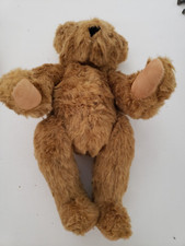 The Vermont Teddy Bear Company Vintage Brown Jointed 15  Plush Bear USA