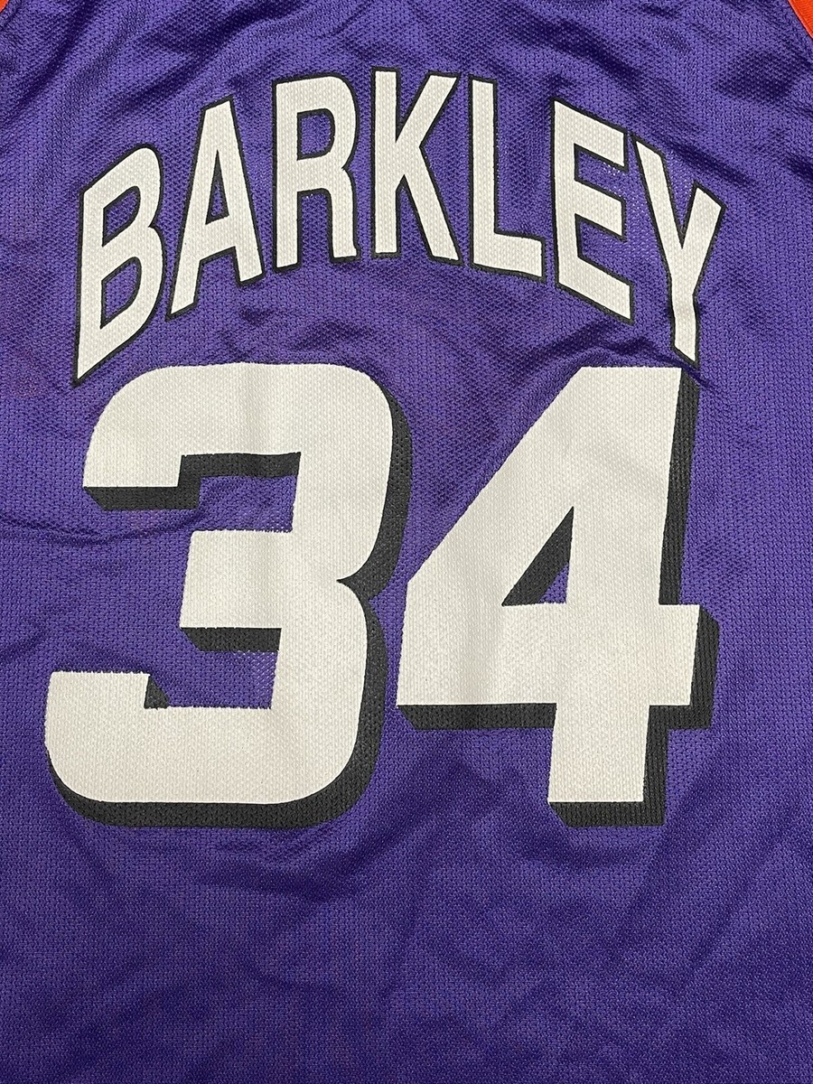 Vintage Champion Phoenix Suns Charles Barkley Jersey Size 40 NBA