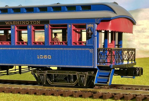 Lionel 2427570 - B&O königsblauer Einzelaussichtswagen aus 2er Pack C, Spur O - Bild 3 von 14