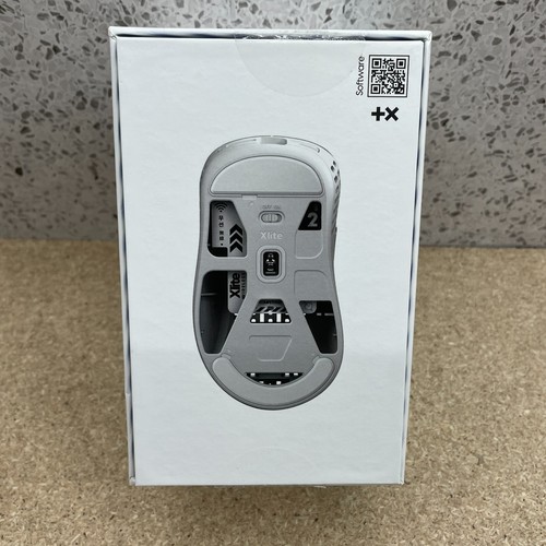Pulsar Gaming Mouse Xlite V2 Medium Size 2 White Wireless PXW22 w/ Dongle & Cord - Zdjęcie 9 z 16