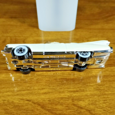Hot Wheels Vintage '59 Caddy Eldorado Pearl White WW Whitewall 54