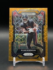 2023 Panini Prizm #305 Bijan Robinson - Orange Lazer RC