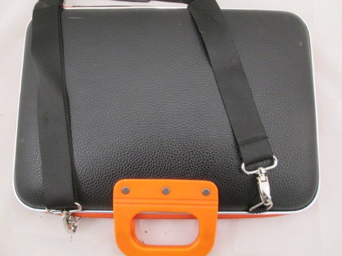 Bombata 16" Laptop Briefcase Black & Orange Very Good!! - 第 4/9 張圖片