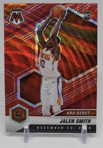 Jalen Smith 2020-21 Panini Mosaic Mosaic Red Wave #275 Indiana Pacers 🏀