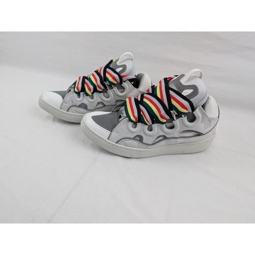 Lanvin Curb Sneakers in White BNWB 43 - Picture 19 of 24
