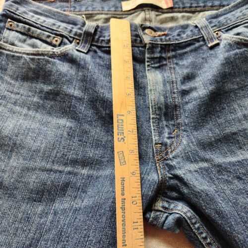 Jeans Levis para Hombres 36x34 Azul Oscuro 514 Denim Elastizado Calce Recto Americano - Imagen 7 de 17