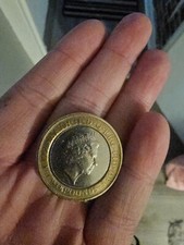 Extremely Rare TRIPPLE ERROR london underground 2 pound coin