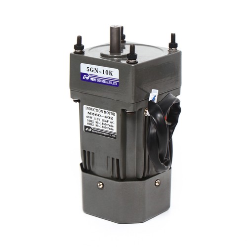 Motoriduttore elettrico 60W AC variabile con regolatore di velocità monofase 1:10 110V - Foto 4 di 11
