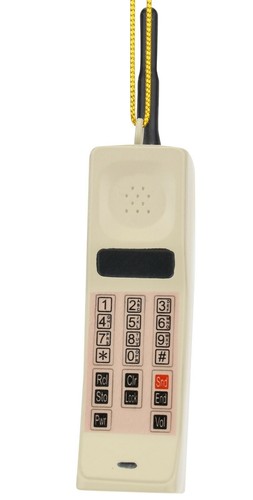 Tree Buddees Unique, Retro 80's Cell Phone Vintage Christmas Ornaments Ornament - Picture 4 of 7