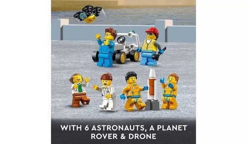 LEGO CITY Centro de Lanzamiento de Cohetes 60351 Juguete Espacial Inspirado en la NASA Artemisa a la Luna - Imagen 7 de 11