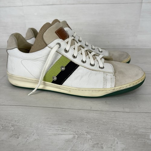 Coach Italy James Low Top Fashion Lace Up Sneakers Suede Toe Men's Size 11 D - Picture 2 of 15