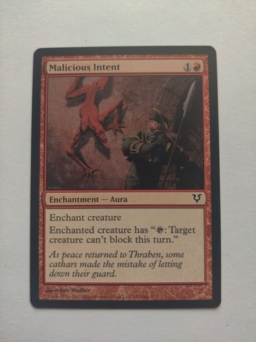 Malicious Intent Avacyn Restored Regular MTG Magic The Gathering  - Picture 1 of 1