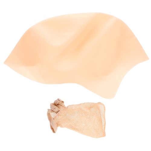  1 Set Latex Glatze Kappe für Make-up - Damen Herren realistisch Kopfhaut Kostüm Hut - Bild 11 von 12