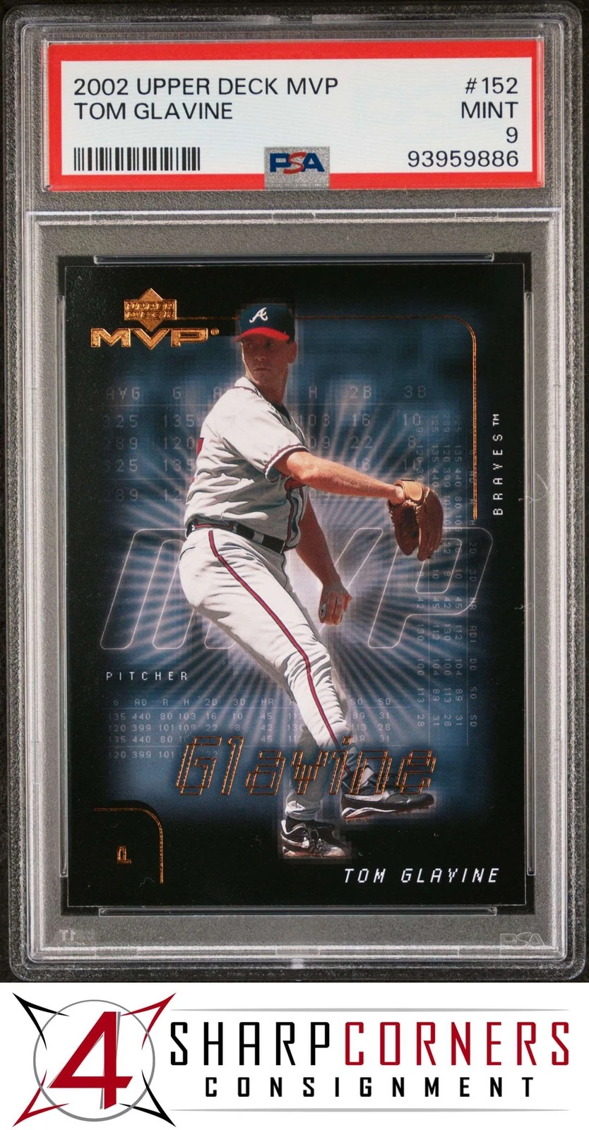 Tom Glavine trading card
