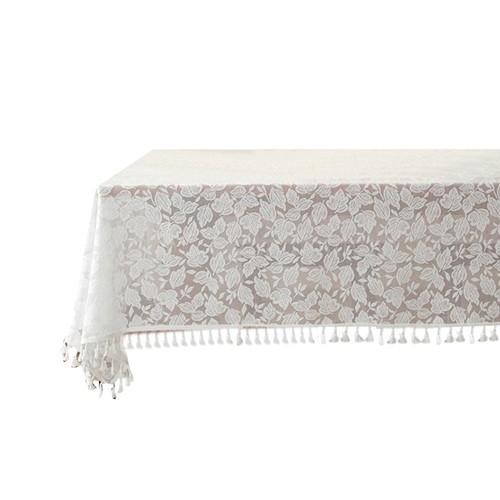 Exquisite Floral Lace Tablecloth Perfect for Casual Dinners and Celebrations - Picture 3 of 33