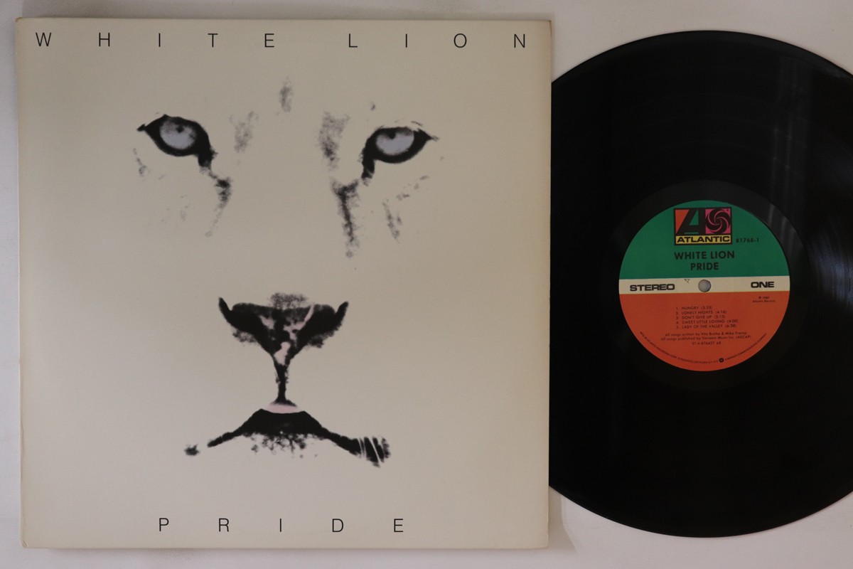米LP White Lion Pride 7817681 Atlantic /00260 WHITE LION Pride 7817681 Atlantic LP Vinyl Hype Notch 1987