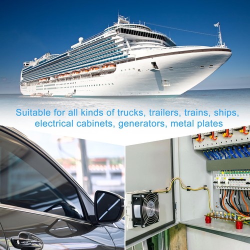 Auto Weather Stripping 10mm x 8mm Foam Rubber Seal Strip D-Shaped Auto Door 3M - Picture 5 of 6