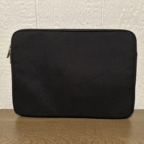 Lacdo 17” Laptop/Tablet Bag Black Zip Closure Padded - Zdjęcie 2 z 4