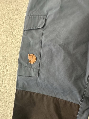 Fjallraven KIDS Vidda Trousers G-1000 Blue trekking Pants Size Youth 10/11 - Picture 6 of 14