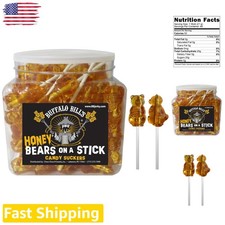 Delicious 48-Count Honey Bear Suckers - Ideal for Parties and Children's Gifts