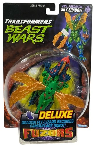Transformers Beast Wars Fuzors Sky Shadow Deluxe Vintage 1997 Action Figure NEW