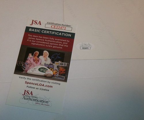 Pittsburgh Pirates HOF Bill Mazeroski Signed 8X10 Photo JSA CERT - Picture 2 of 3