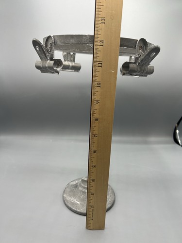 Vtg Sima Galvanized Steel Carousel Turn Rack Ticket Holder Note Jewelry Display - Picture 4 of 10