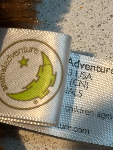 Animal Adventure brauner Teddybär Plüsch rotes Band Herz Pfote Stofftier Geschenk 16 Zoll - Bild 5 von 5