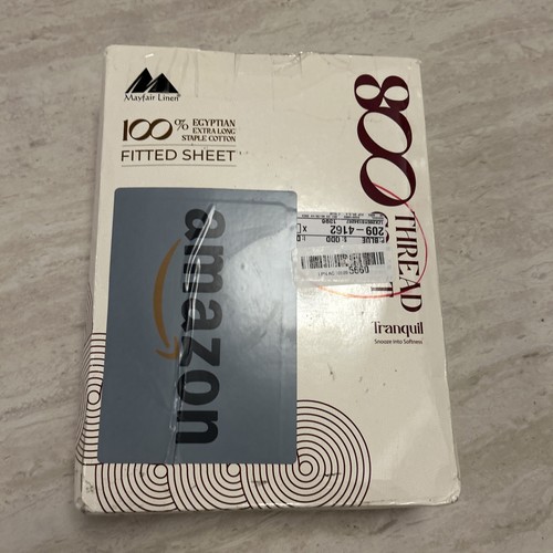 Mayfair Leinen Luxus 100 % Ägyptische Baumwolle Queen Spannbetttuch nur - 800 Fäden Ho... - Bild 7 von 7