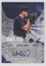 2018 Panini Diamond Kings DK Rookie Signatures Lucas Sims #S-LS Auto 0m9o