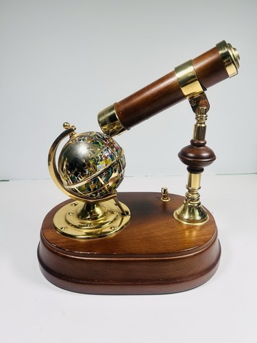 Caja de Música San Francisco Alrededor del Mundo Caleidoscopio Esfera Giratoria ¡Leer! - Imagen 3 de 12