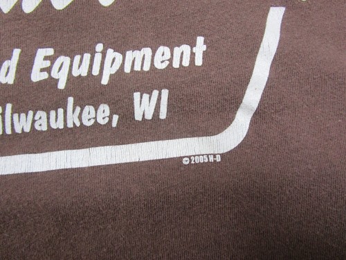 Vintage Harley-Davidson Motorcycles Herren T-Shirt (XL) Ohio Dealership Y2K Braun - Bild 4 von 11