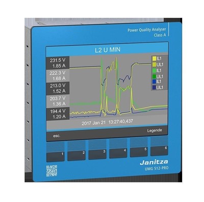 Janitza Electronic Spannungsqualitäts-Analys. UMG 512 #5217011