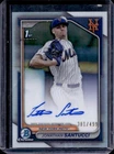 2024 Bowman Draft Jonathan Santucci Chrome Auto Refractor 1st #381/499