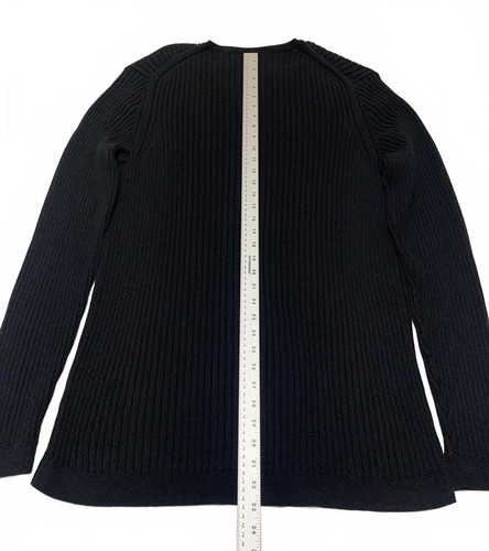 Gap Men's Size XXL Tall Black Ribbed knit Sweater 100% Cotton Long Sleeve NWT - Picture 10 of 12