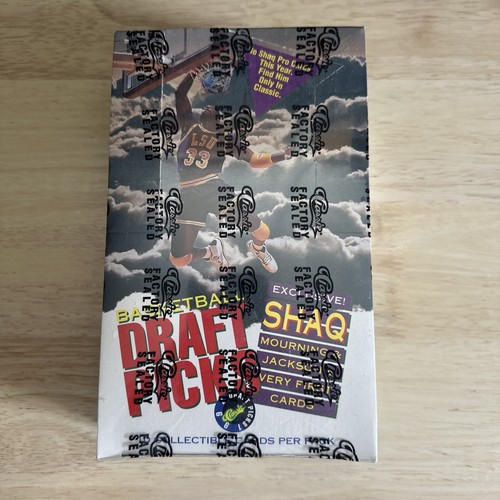 1992 Classic Draft Picks Basketball NBA Box Shaq Rookie RC Factory Sealed