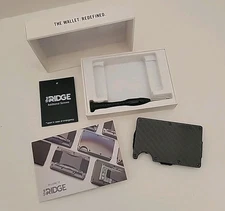 Ridge Carbon Fiber 3K Weave Wallet EXCELLENT 