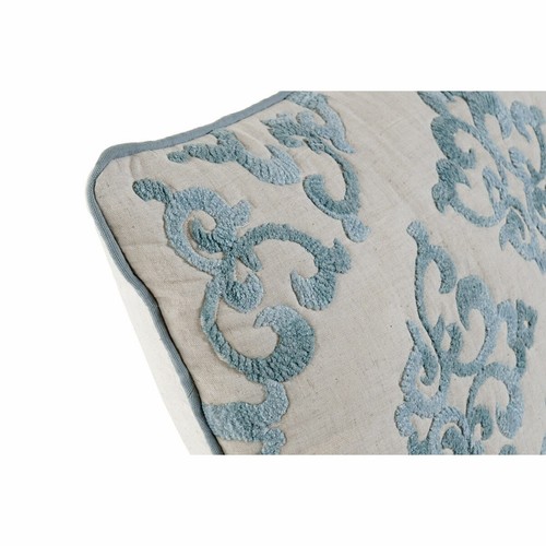 Funda de cojín DKD Home Decor 60 x 1 x 40 cm Azul Tradicional - Imagen 2 de 3