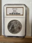 1899-O Morgan Silver Dollar NGC MS63 New Orleans Mint Choice BU Coin